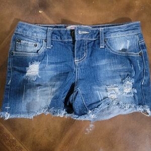 T Five Size 5 Distressed Denim Shorts